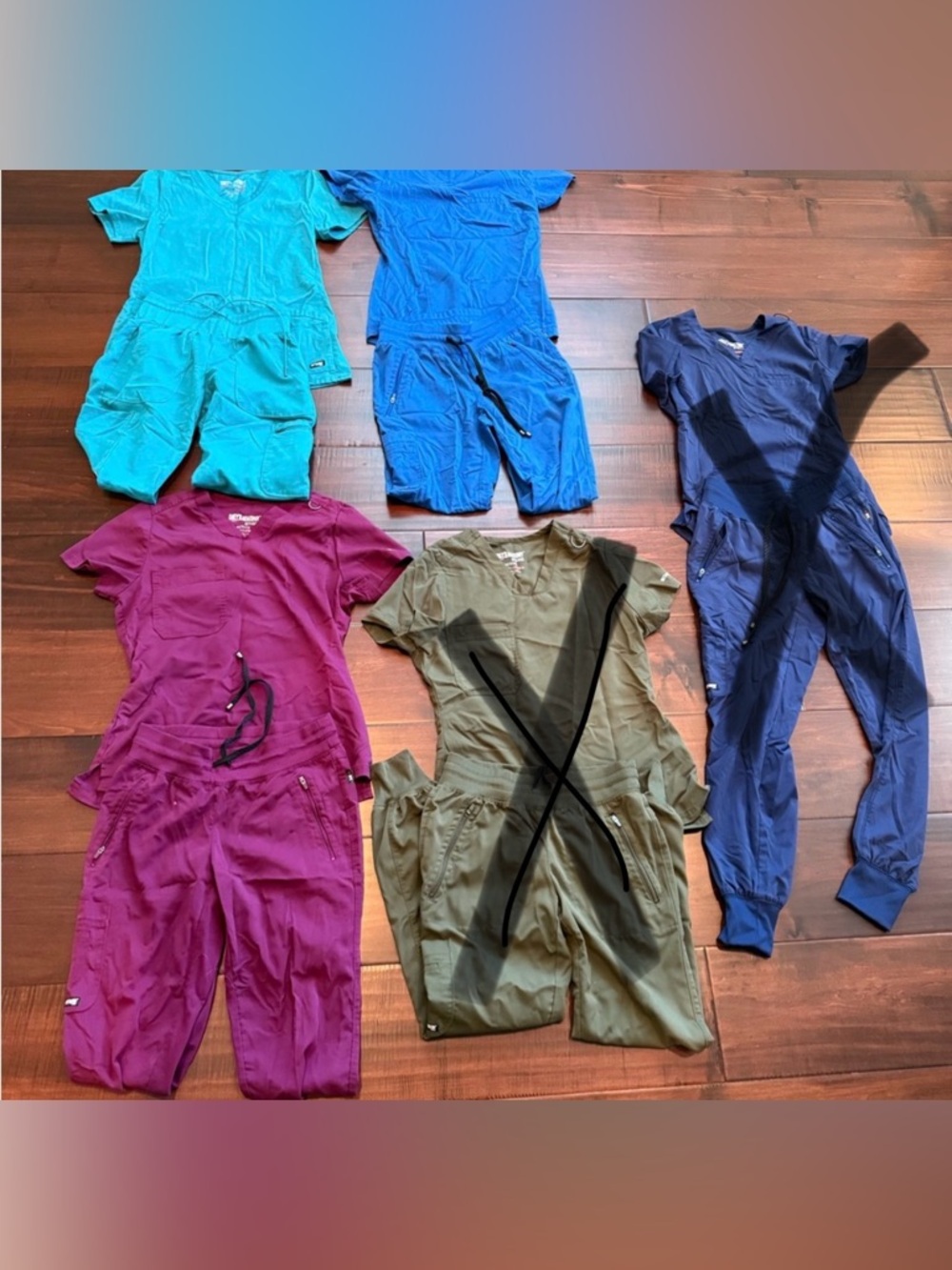 Grey's Anatomy Women's Scrub Sets - Teal, Blue, Navy, Plum, Olive
